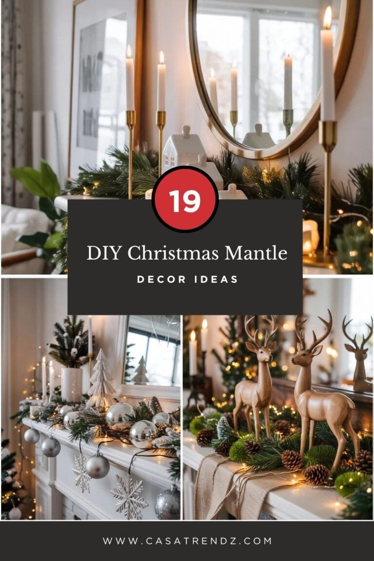 19 DIY Christmas Mantle Decor Ideas for 2025 Inspiration
