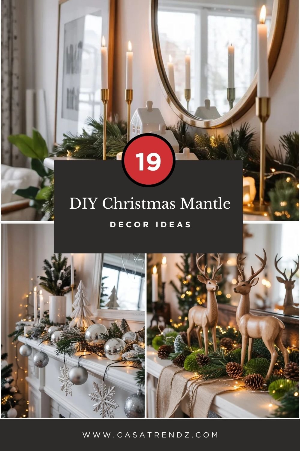 19 DIY Christmas Mantle Decor Ideas for 2025 Inspiration