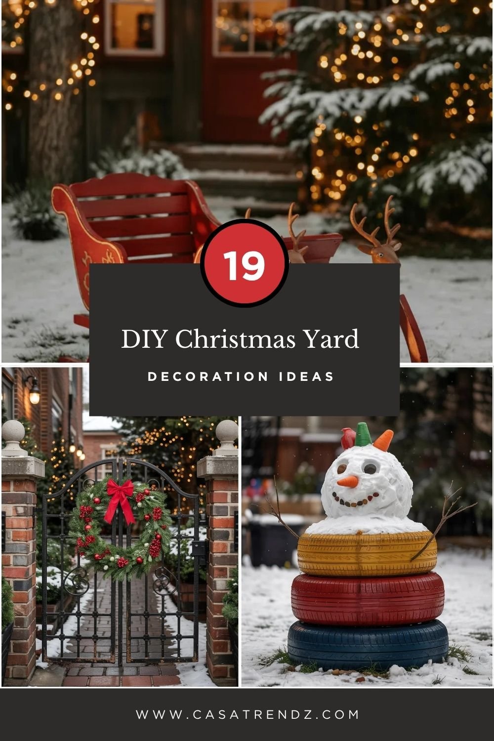 19 DIY Christmas Yard Decoration Ideas for 2025