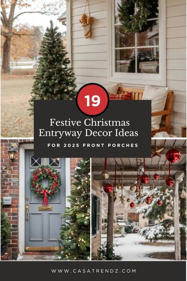 19 Festive Christmas Entryway Decor Ideas for 2025 Front Porches