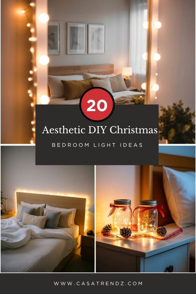 20 Aesthetic DIY Christmas Bedroom Light Ideas for 2025