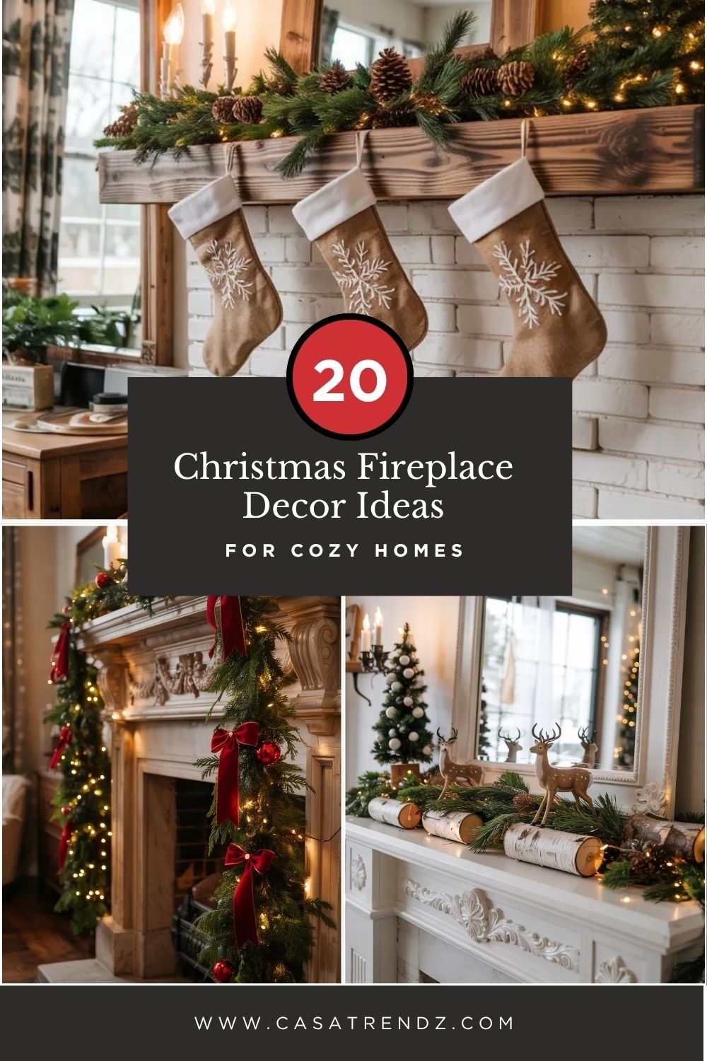 20 Christmas Fireplace Decor Ideas for 2025 Cozy Homes