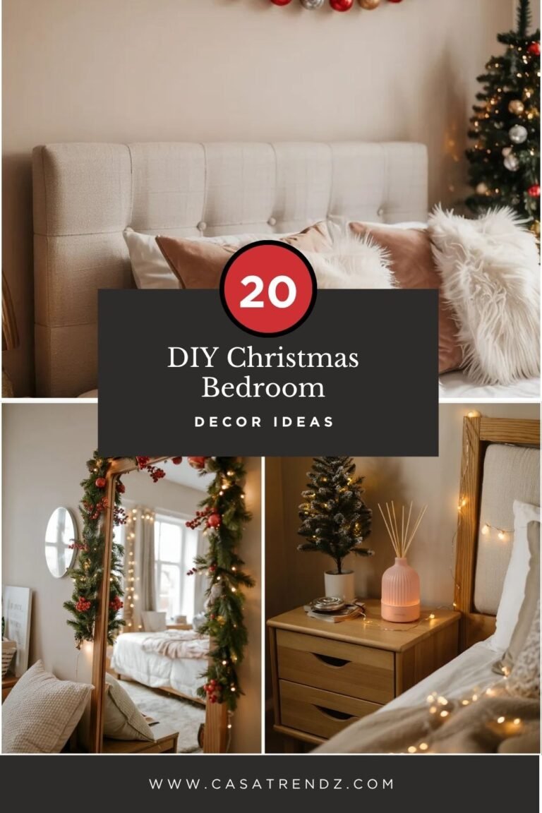 20 DIY Christmas Bedroom Decor Ideas for 2025