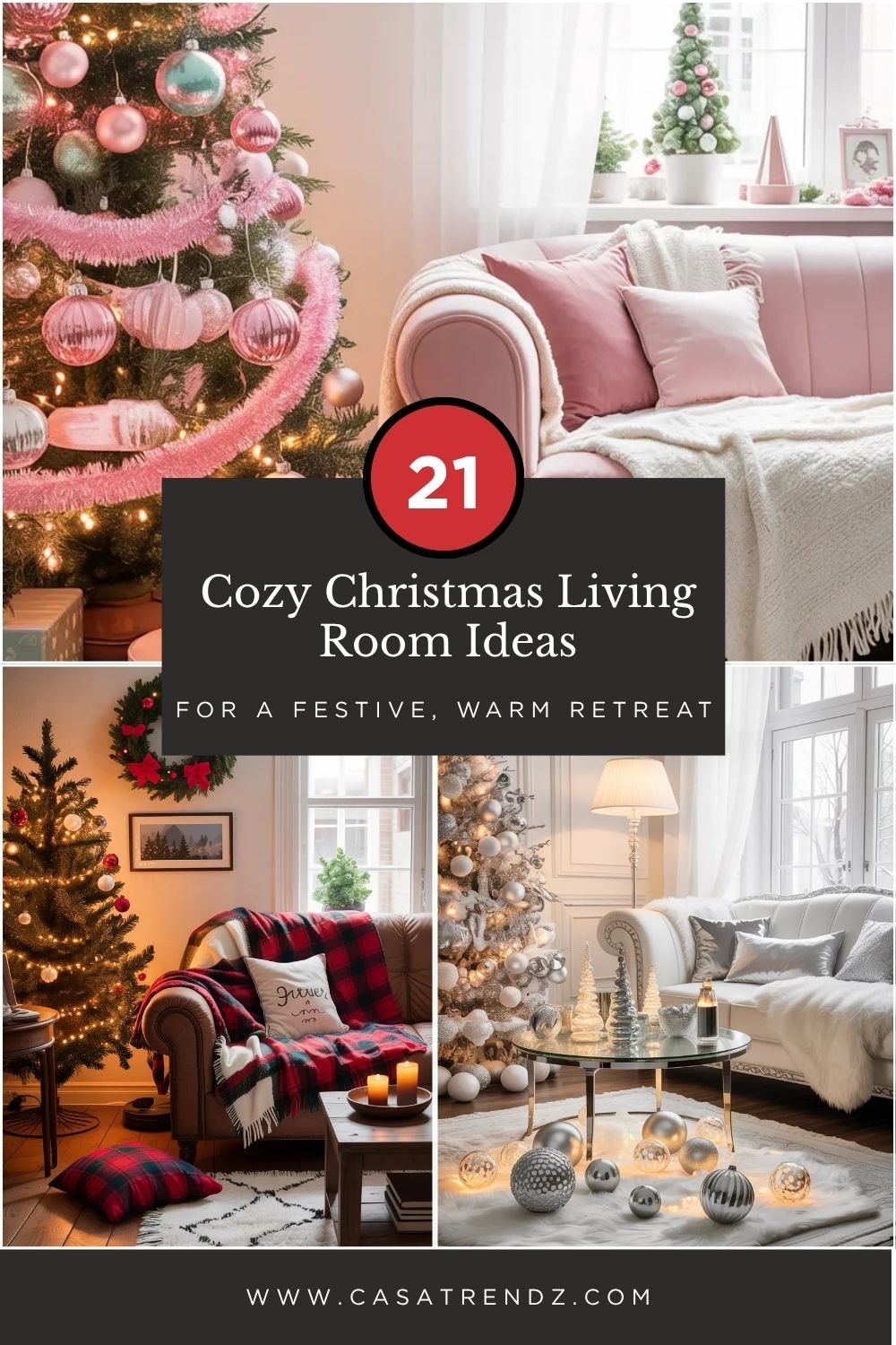 21 Cozy Christmas Living Room Ideas for a Festive, Warm Retreat
