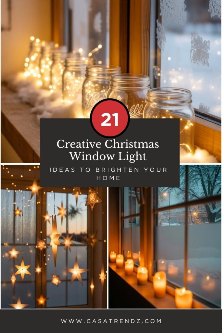 21 Creative Christmas Window Light Ideas to Brighten Your Home