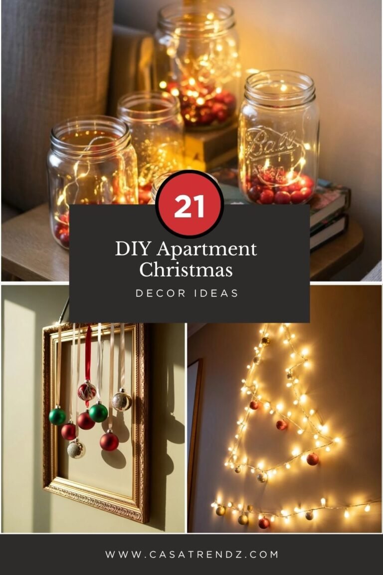 21 DIY Apartment Christmas Decor Ideas for 2025