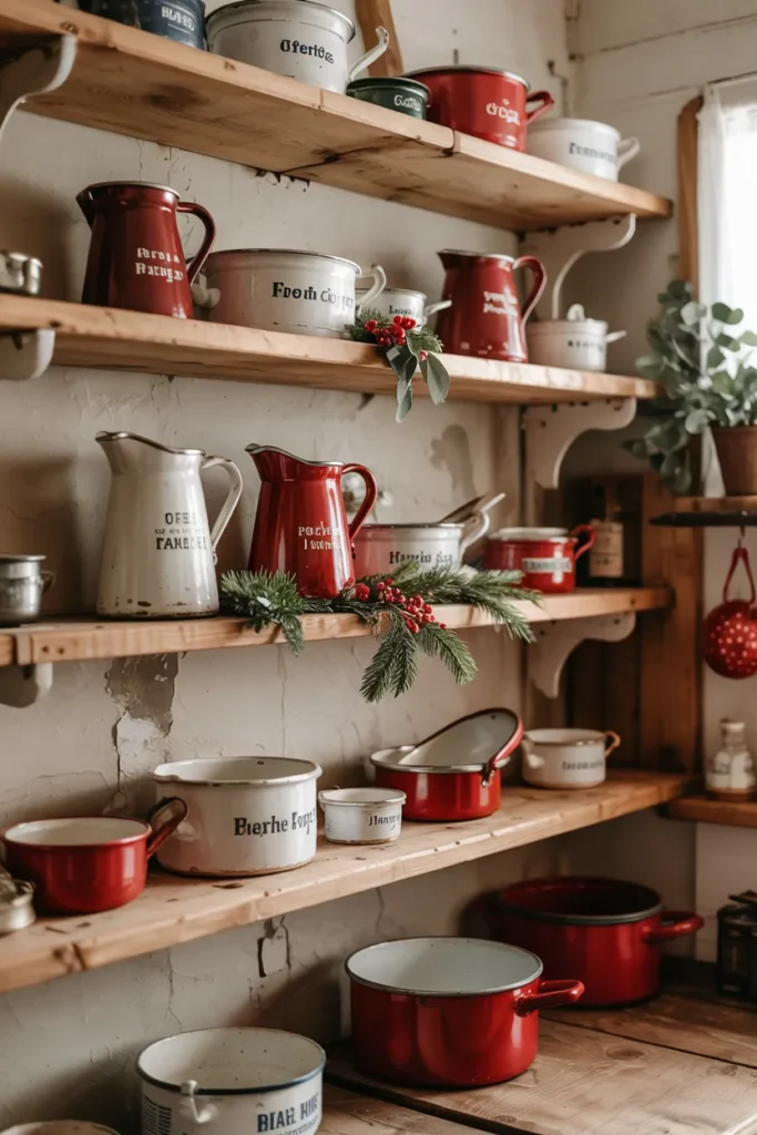 Add Red and White Accents Through Dishware