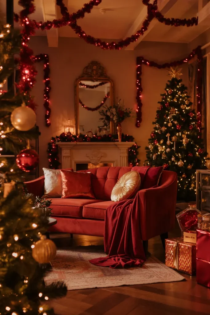 All-Red Christmas Theme