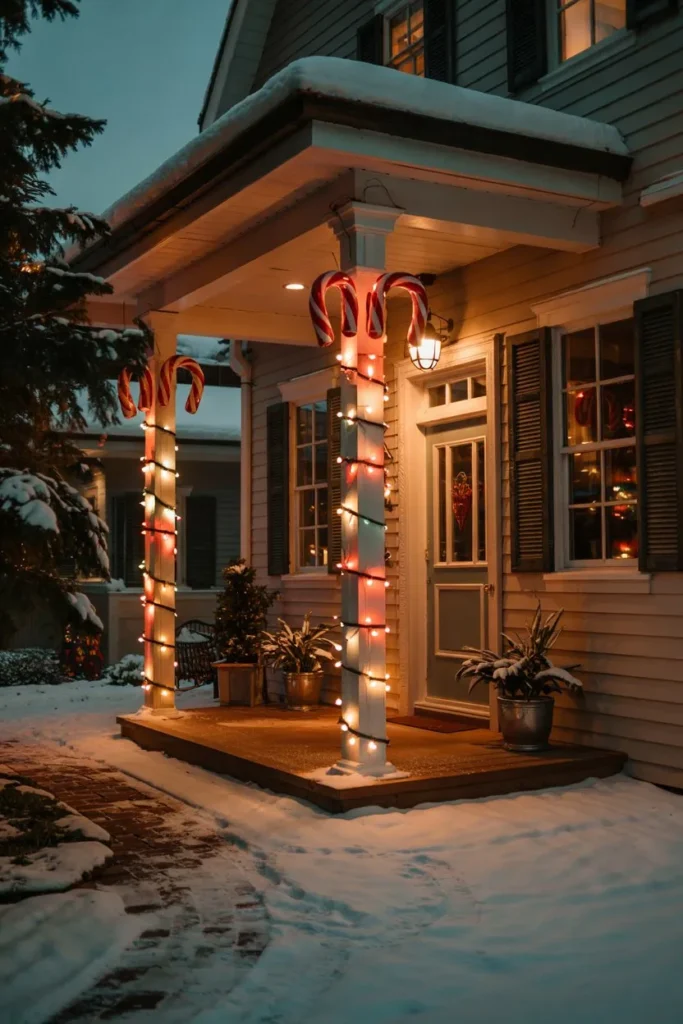 Candy Cane Columns
