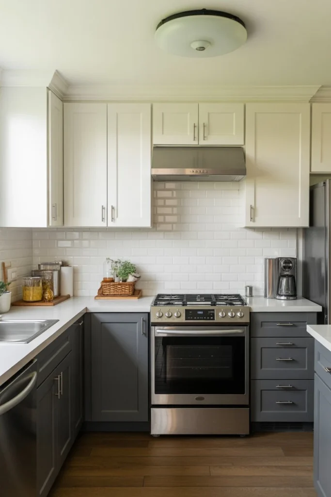 Charcoal & White Contrast