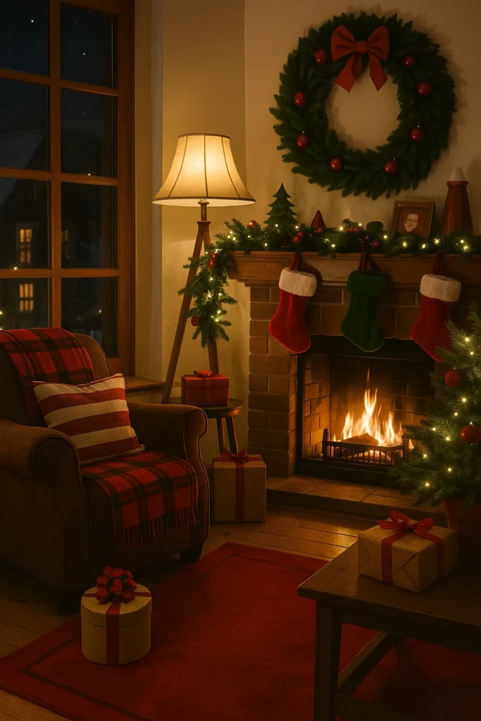 Classic Red and Green Christmas Charm