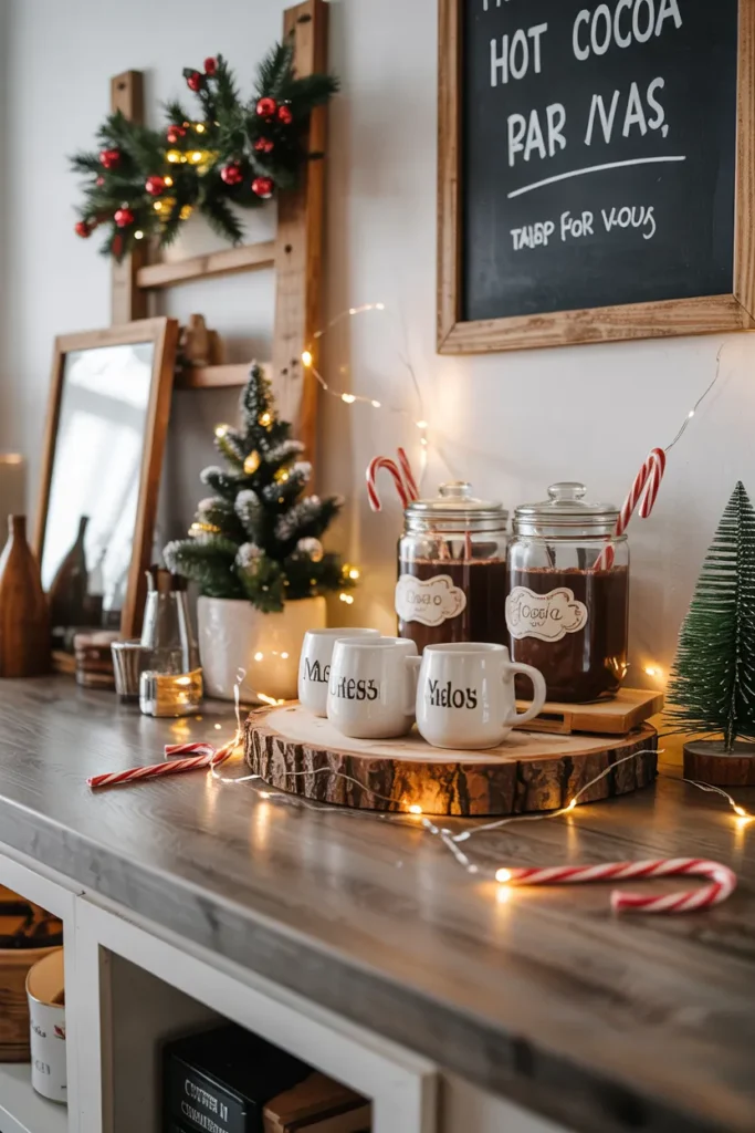 Create a Hot Cocoa Bar Nook
