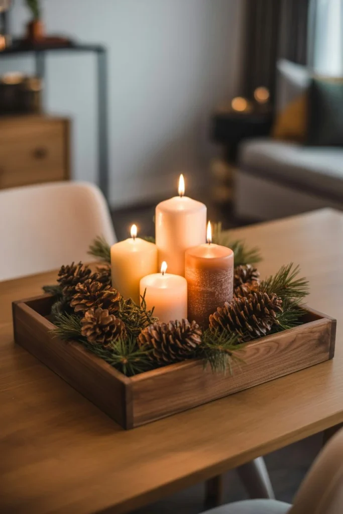 DIY Candle Centerpiece