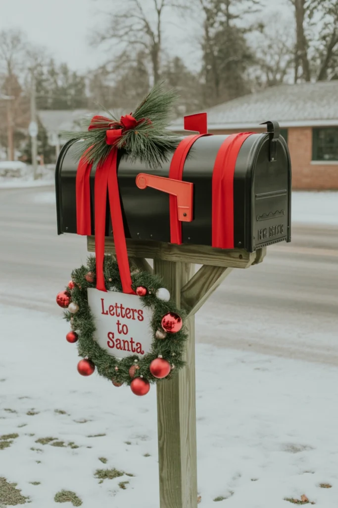 DIY Christmas Mailbox Makeover