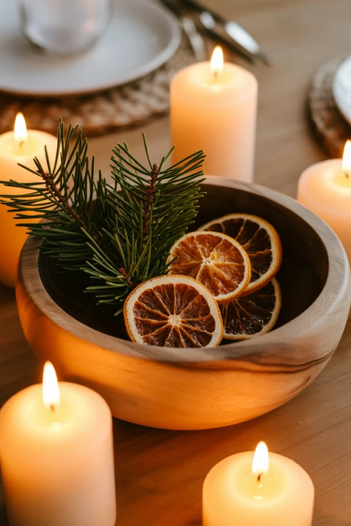 DIY Holiday Scent Centerpiece