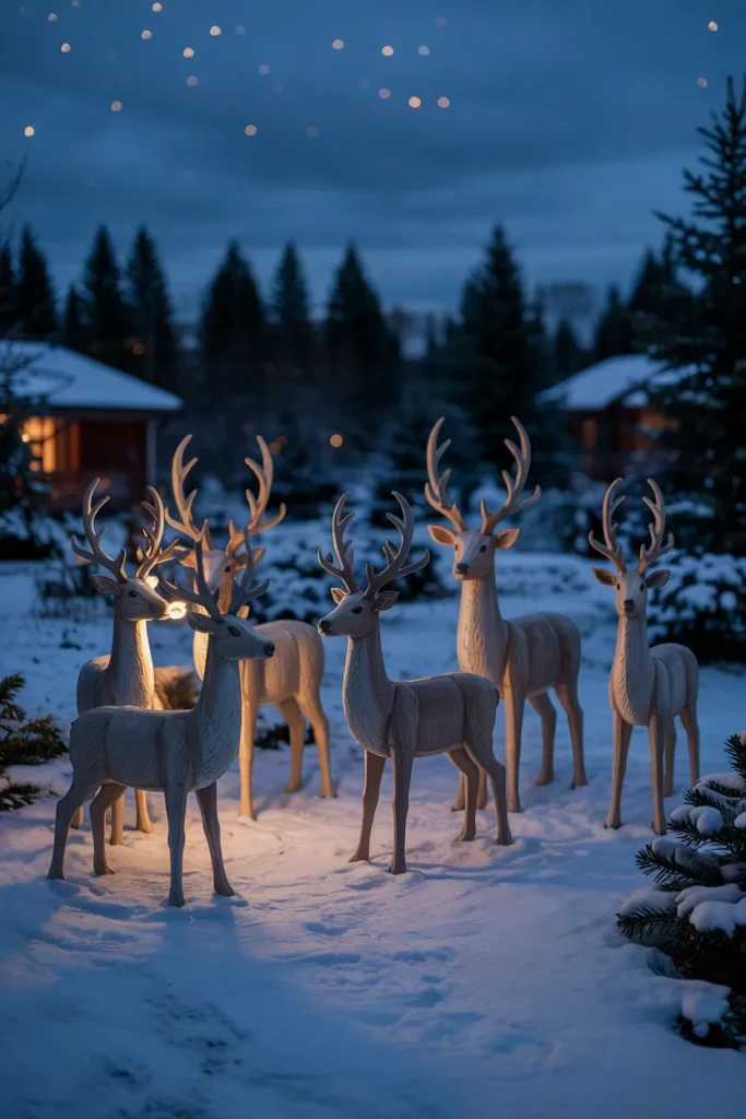 DIY Reindeer Silhouettes