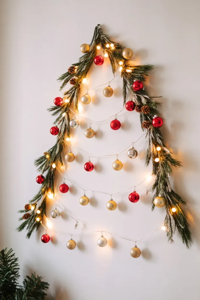 DIY Wall Christmas Tree