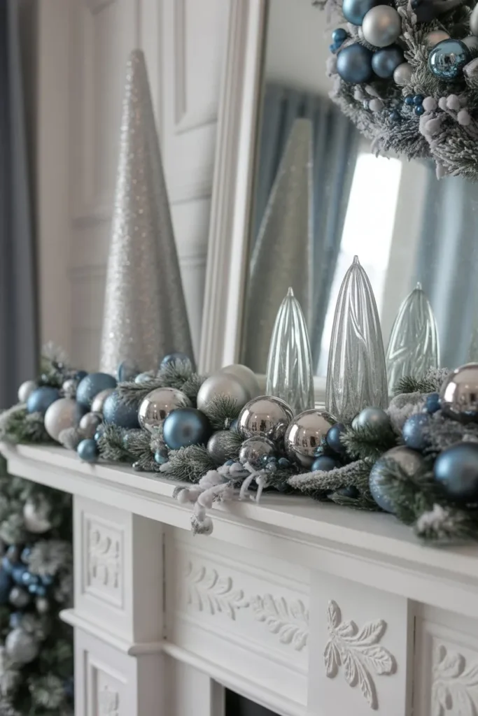 Elegant Silver and Blue Setup