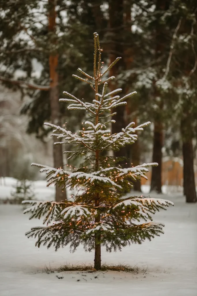 Frosted Branch Light Look