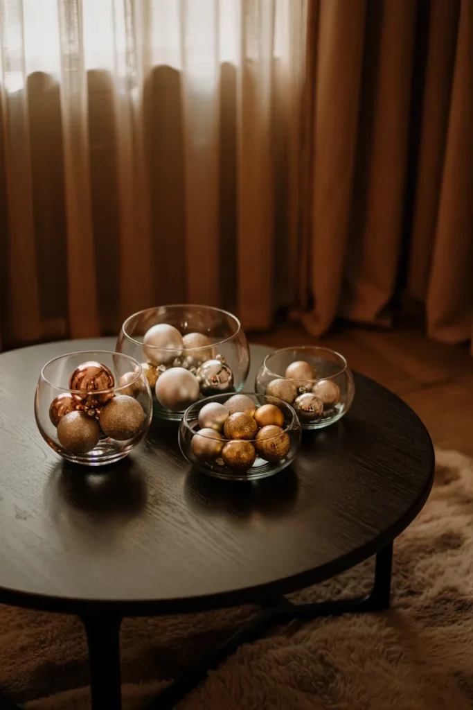 Glittering Ornaments Display