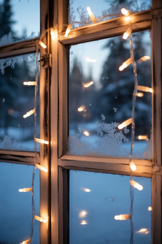  Icicle Lights for Window Frames