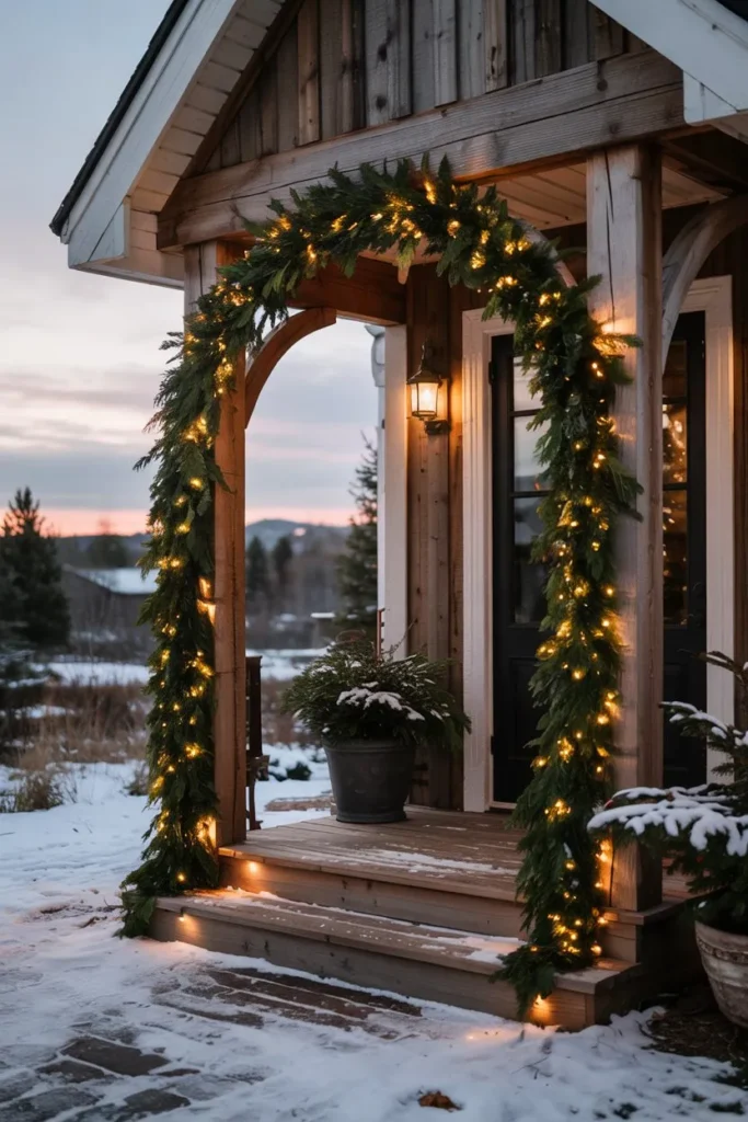 Lighted Archway Entrance