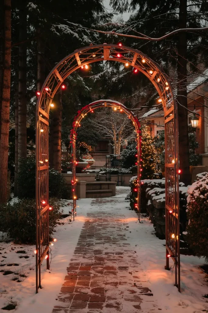 Lit Garden Archway