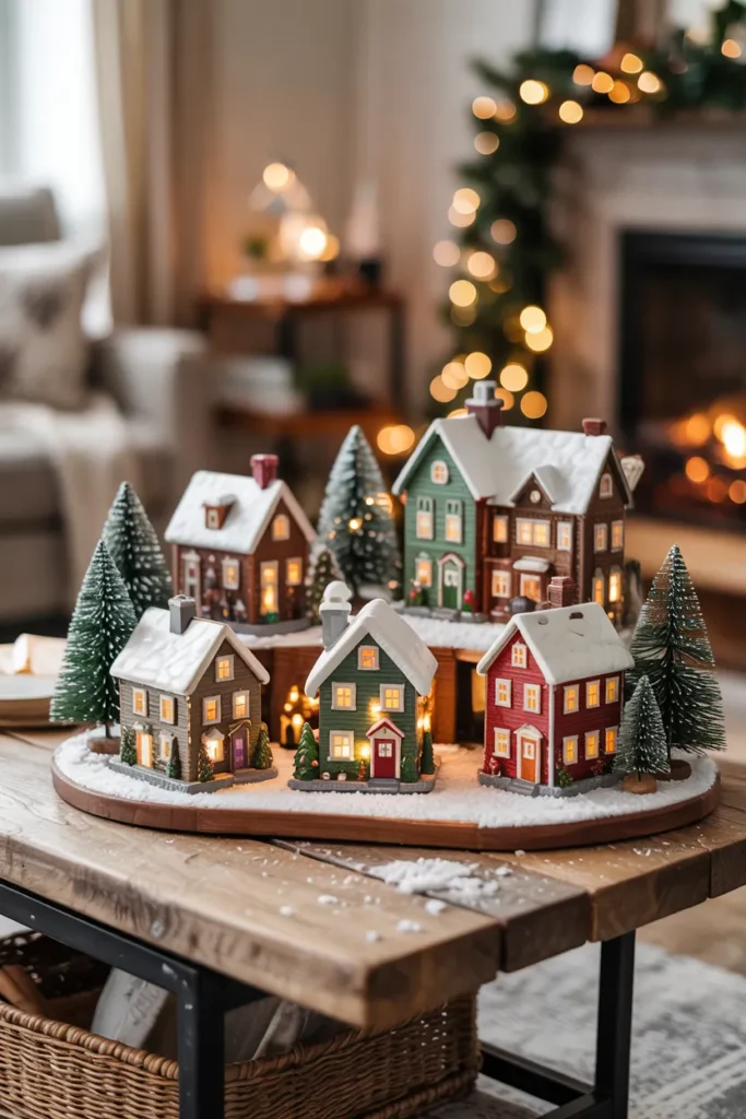 Miniature Christmas Village