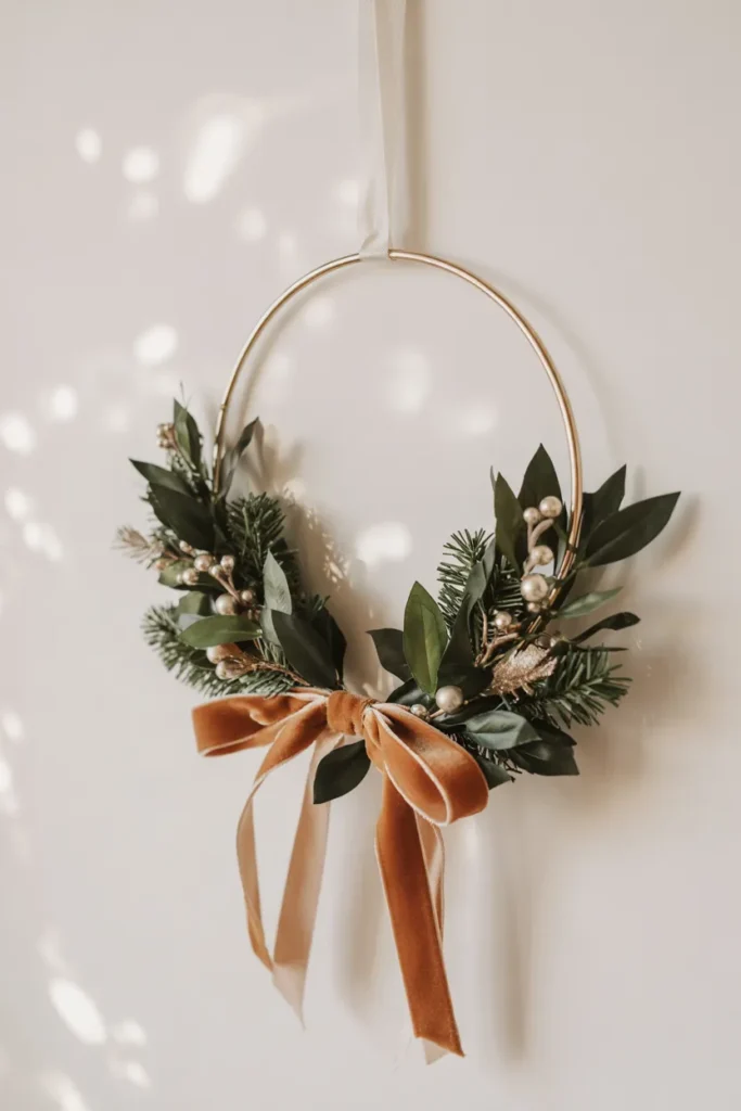 Minimalist Hoop Wreath