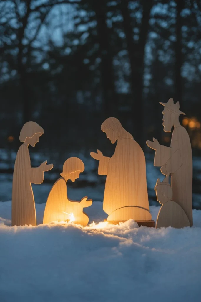 Outdoor Nativity Scene