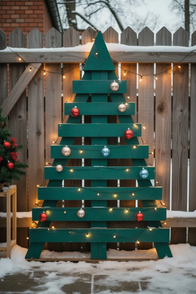 Pallet Christmas Tree Display