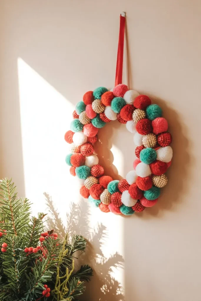 Pom-Pom Wreath