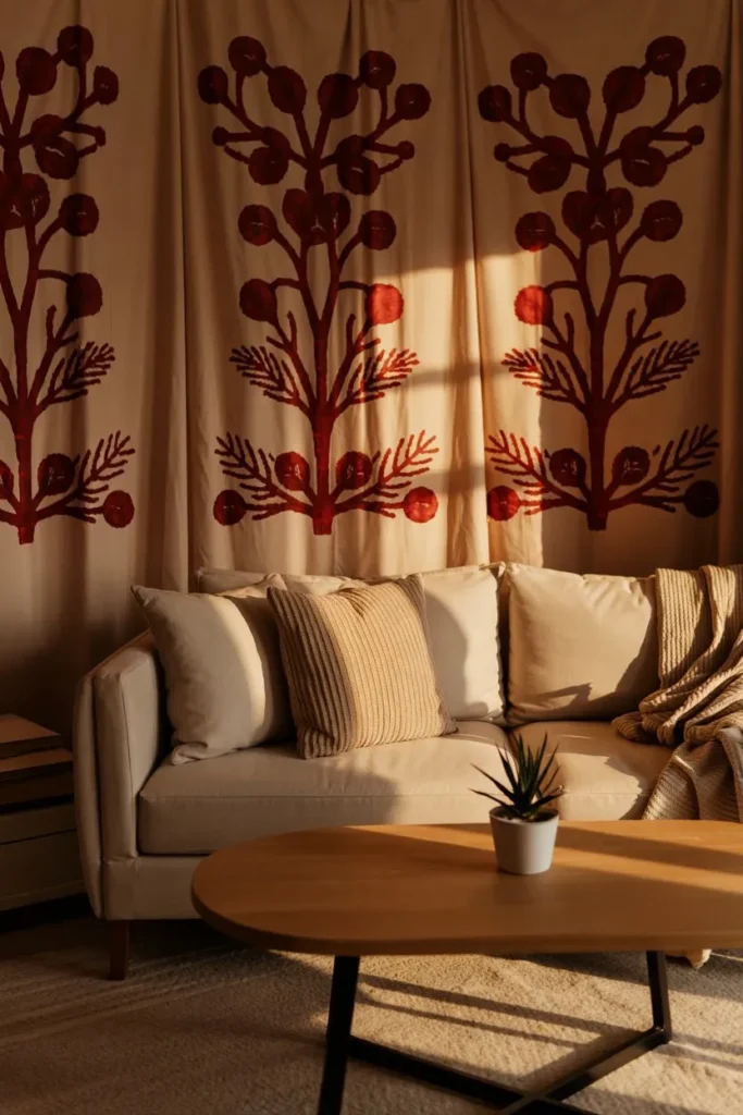 Red Artwork and Signs