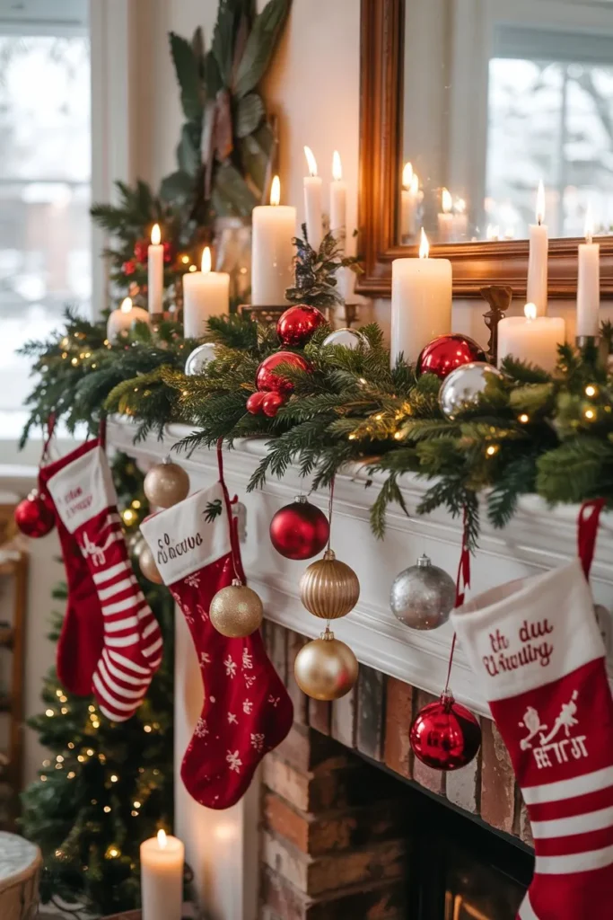 Red and White Classic Display