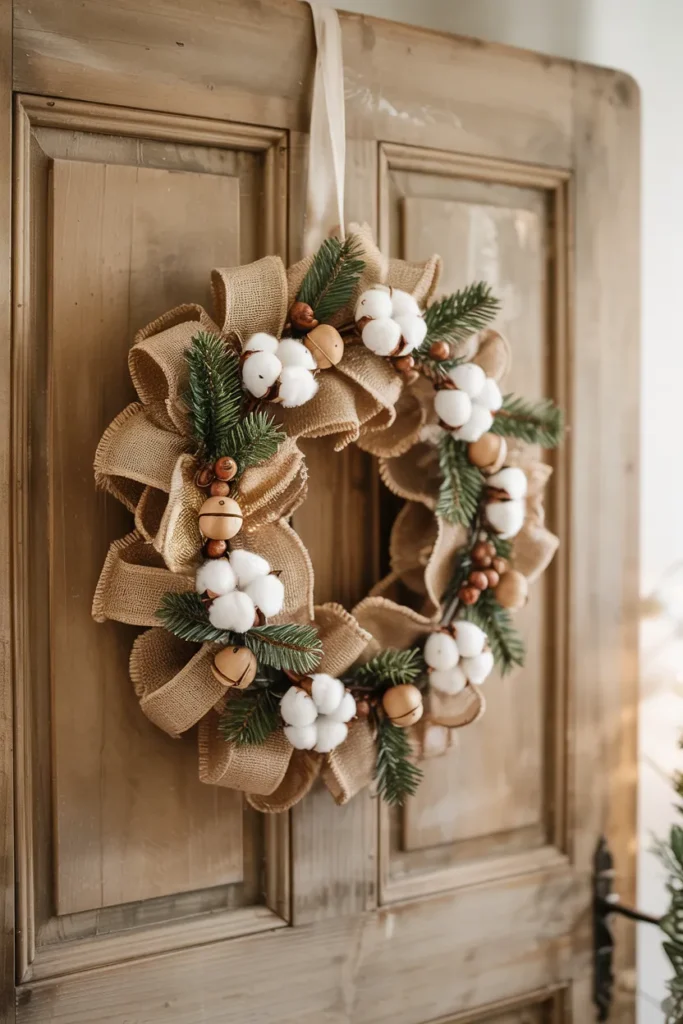 Rustic Burlap Wreath