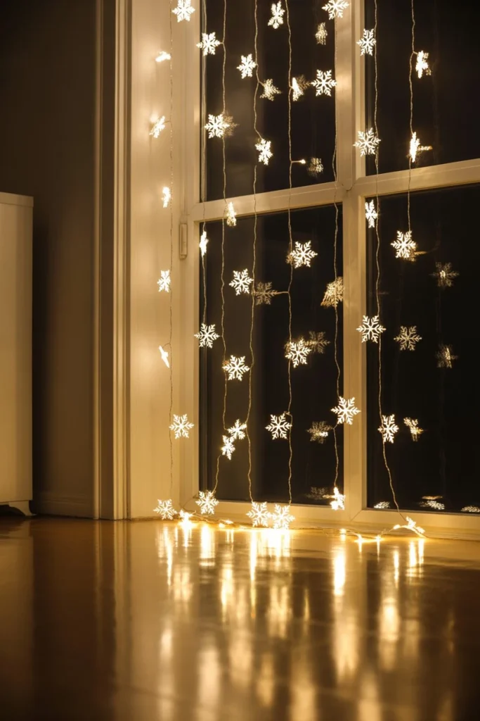 Snowflake Light Curtains