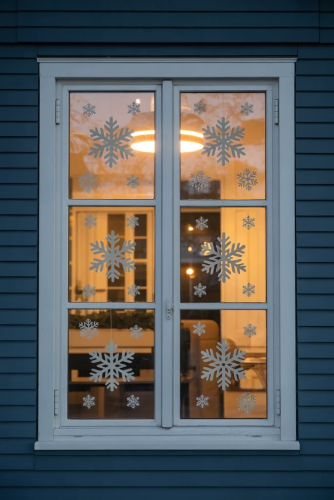 Snowflake Window Silhouettes