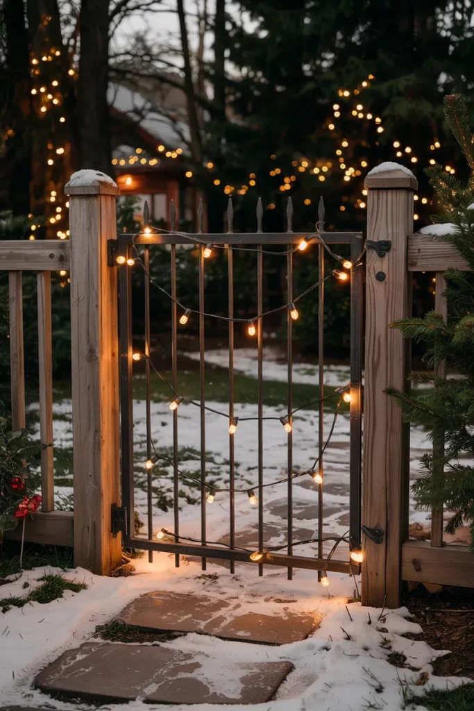 Sparkling Fence or Gate Lights