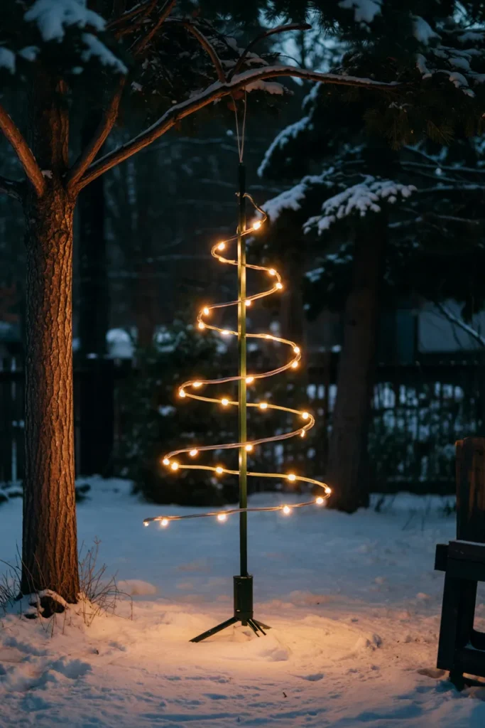 Spiral Christmas Tree Lights
