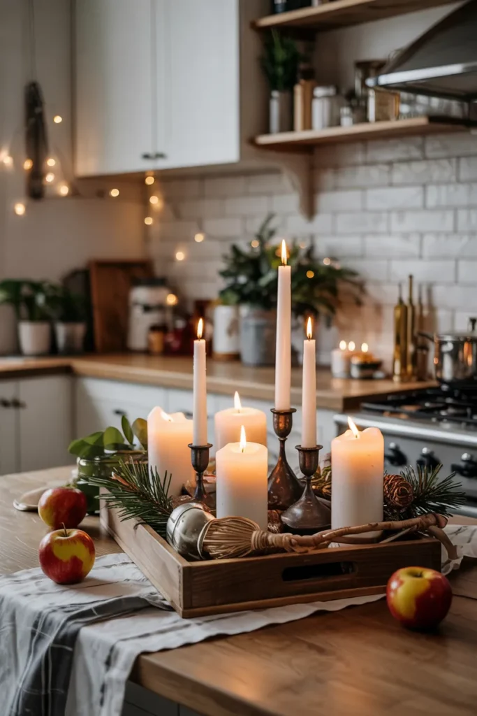 Style a Christmas Centerpiece on the Island