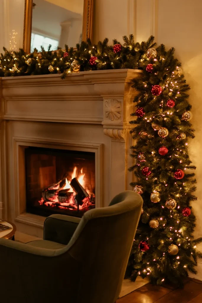 Twinkling Fairy Light Mantel