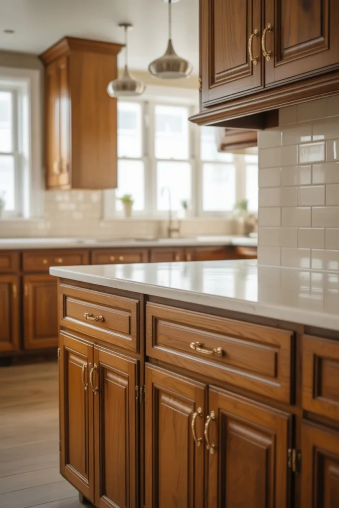 Vintage Oak Cabinet Revival