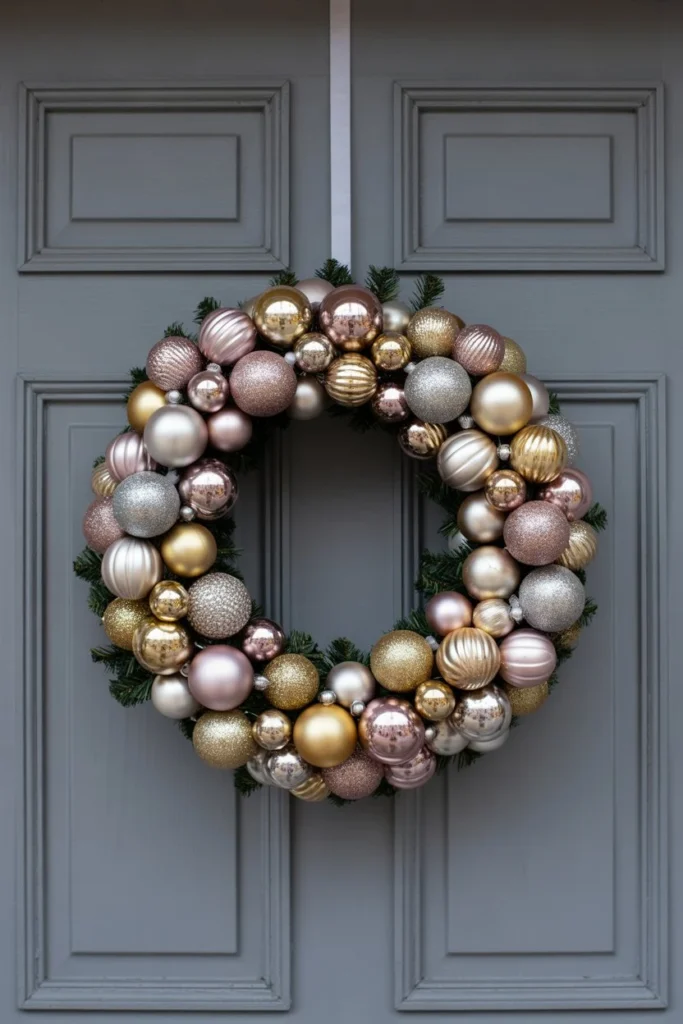 Vintage Ornament Wreath