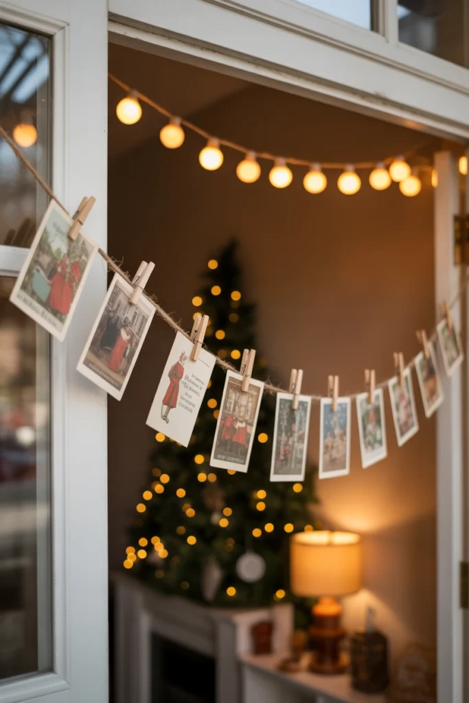 Vintage Postcard Garland