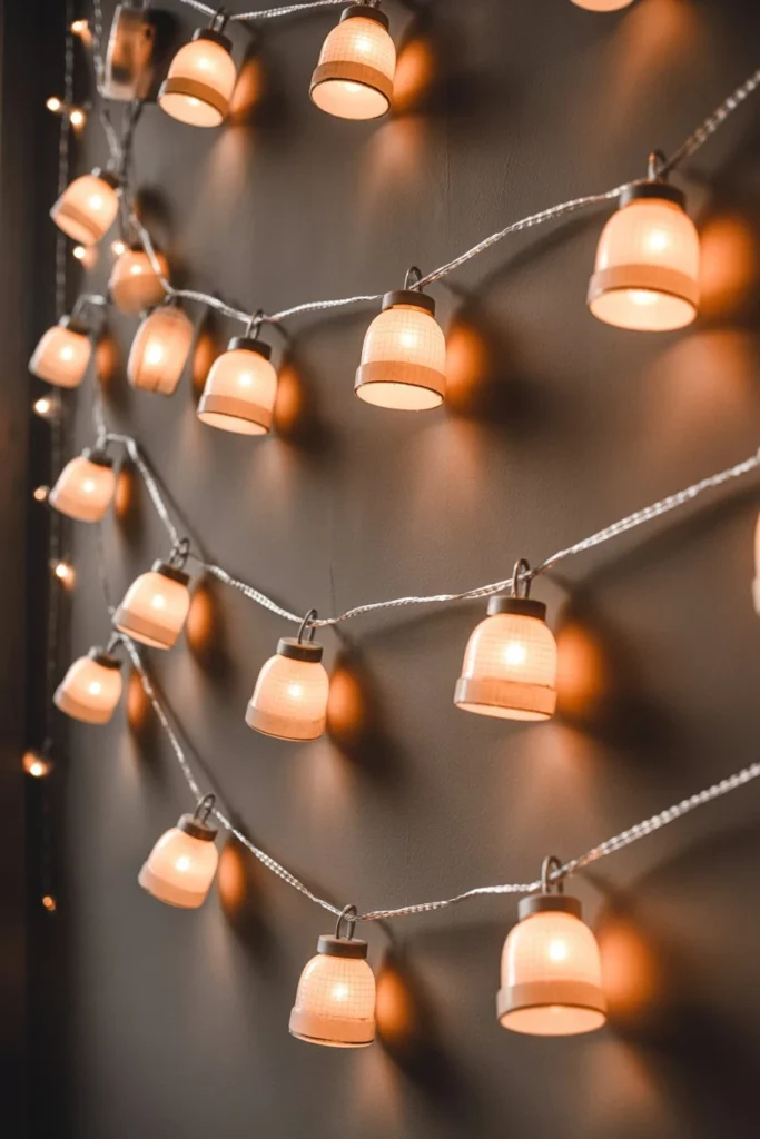 Wall-Mounted String Light Shapes