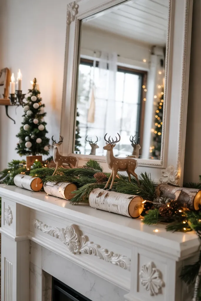 Woodland-Inspired Mantel