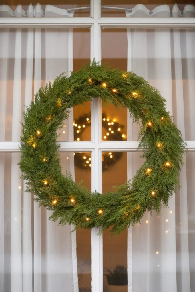 Wreath with LED Lights