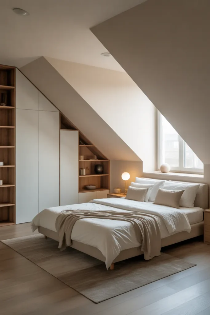 Cozy Minimalist Attic Retreat