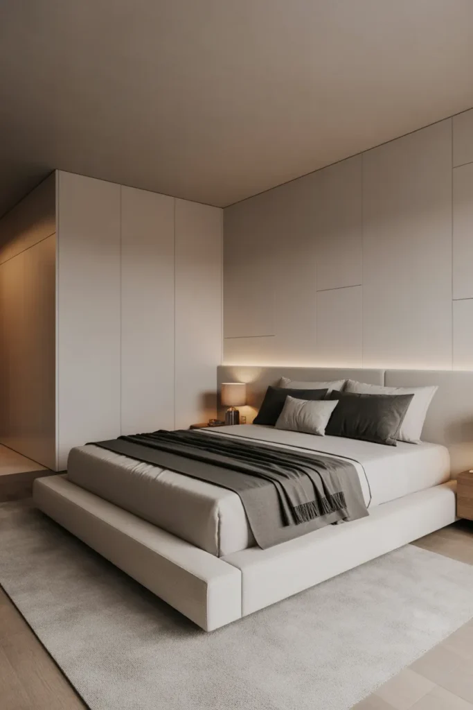 Minimalist Modern Bedroom with Clean Lines