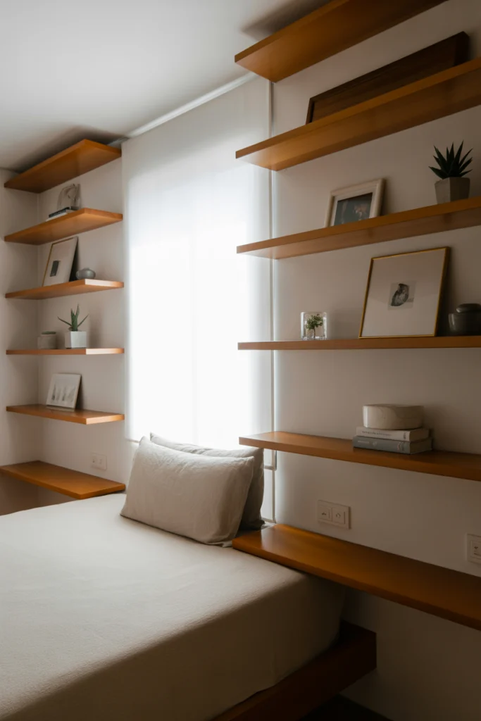 Add Floating Shelves for Smart Storage